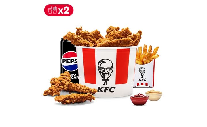 Menú 12 Tiras para 2