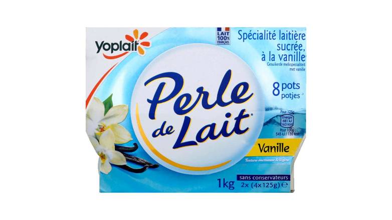 Yoplait Yaourts saveur vanille Les 8 pots de 125g