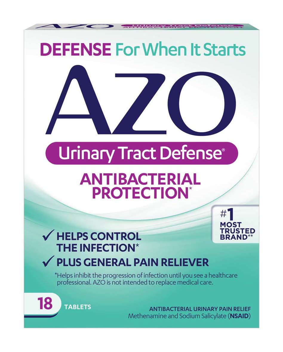 Azo Urinary Tract Defense Antibacterial Protection Tablets (18 ct)