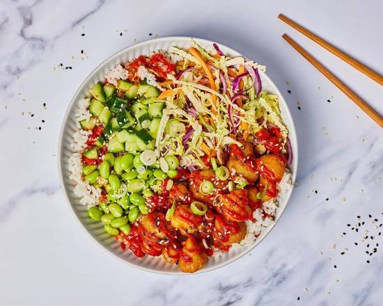 Crispy Veggie Rice Bowl