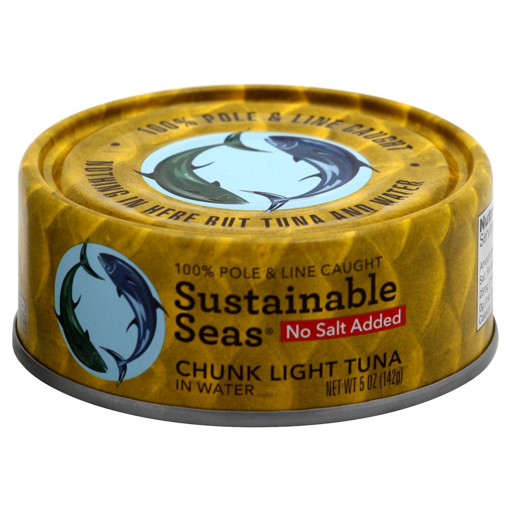 Sustainable Seas No Salt Added Chunk Light Tuna in Water