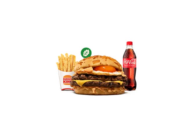 Menú Stacker Huevo Doble Vegetal