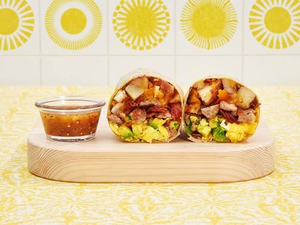 Everything But The Kitchen Sink Breakfast Burrito
