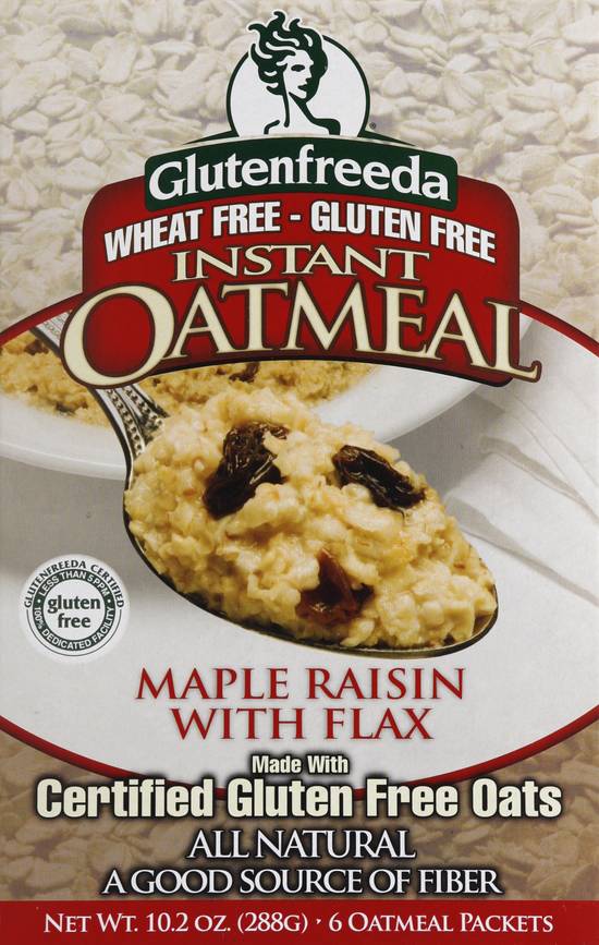 Glutenfreeda Gluten-Free Maple Raisin With Flax Oats (6 ct)