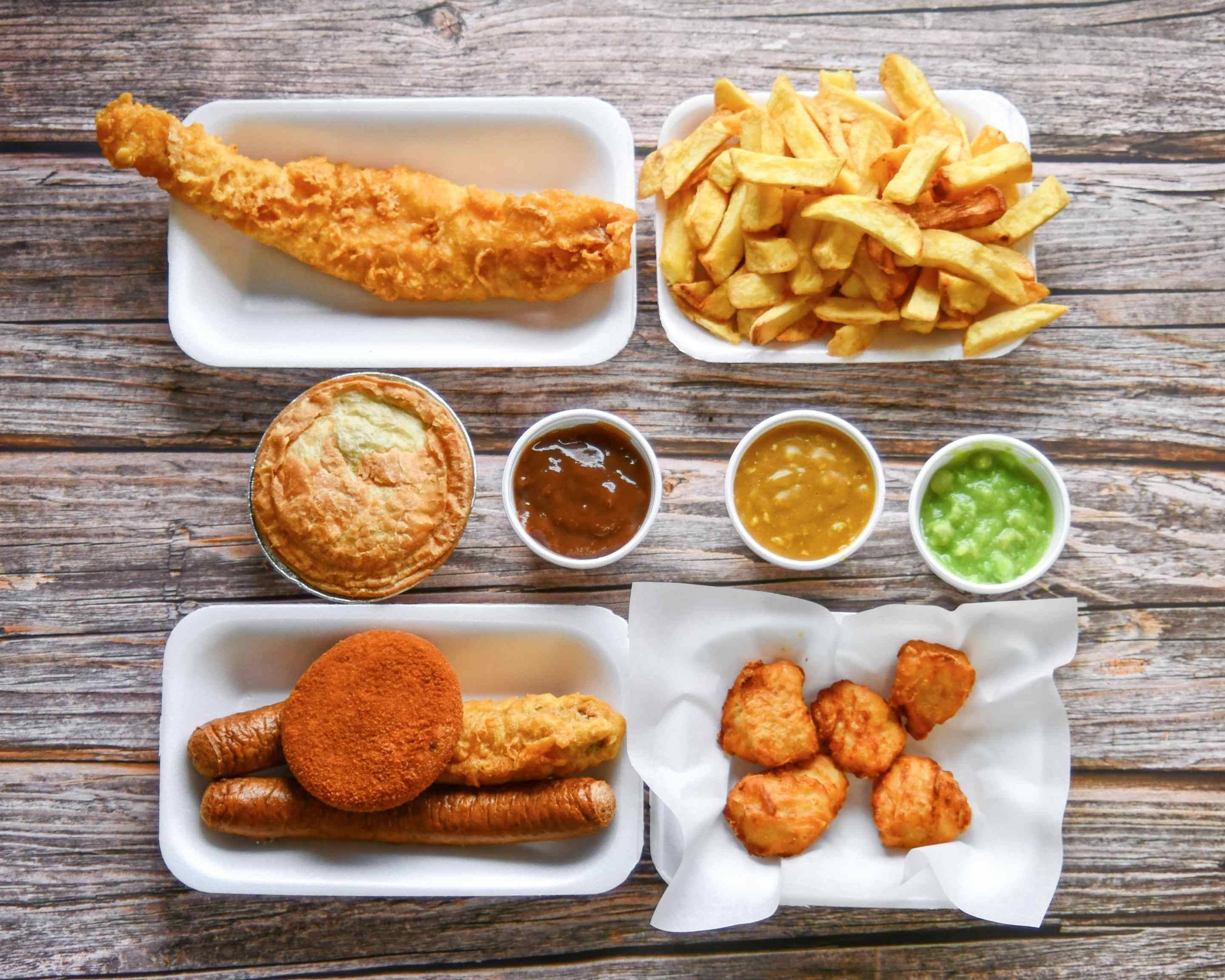 Order Southdown Fish Bar Menu & Prices Bath Delivery & Takeaway