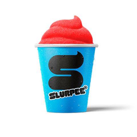 Small Slurpee Brisk Strawberry Melon 12oz