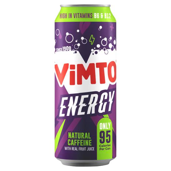 Vimto Energy Natural Caffeine With Real Fruit Juice (500 ml)