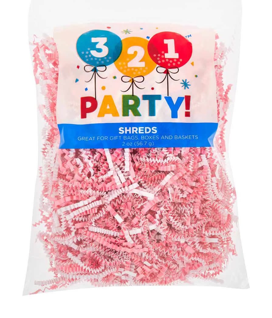 Dg Party Crinkle Shreds Paper Filler Assorted