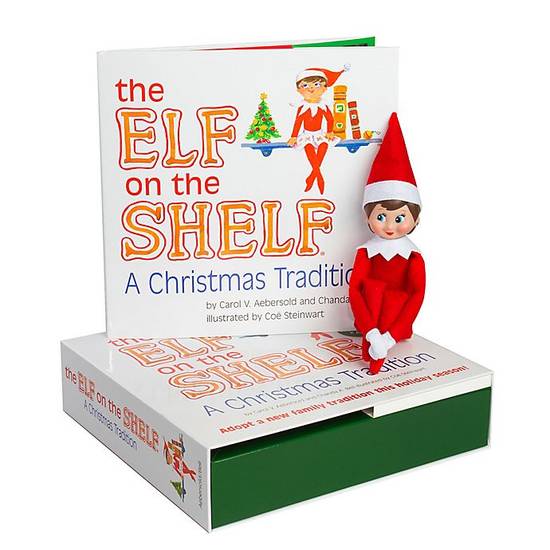 The Elf on the Shelf® A Christmas Tradition Book Set with Light Skin Tone Girl Elf