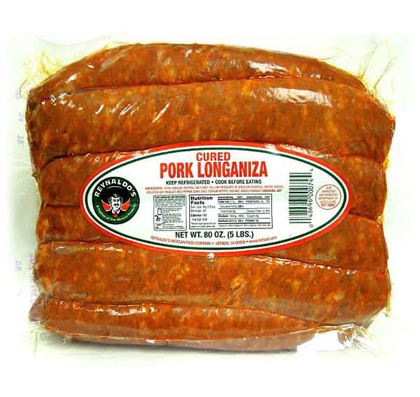 Reynaldo's Cured Pork Longaniza (80 oz)