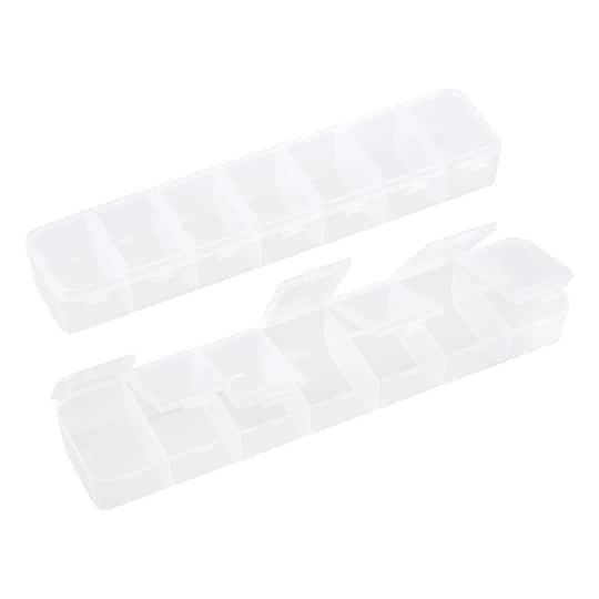 Clear 7-Compartment Jewelry Storage Boxes, 3Ct. By Bead Landing