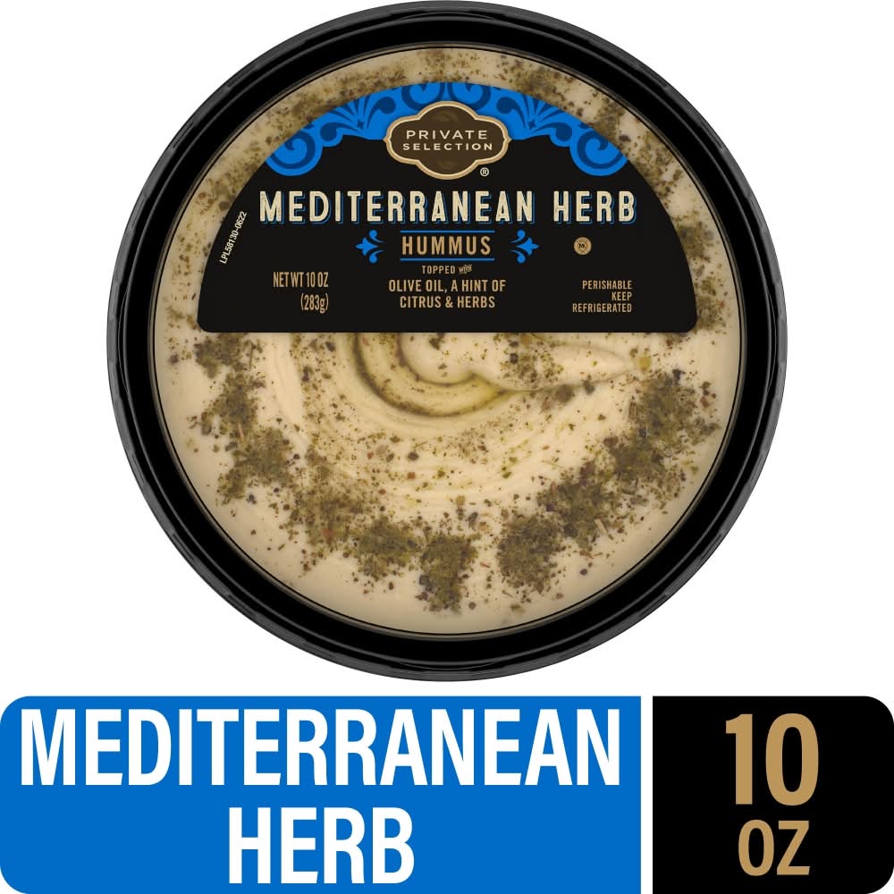 Private Selection Mediterranean Herb Hummus (10 oz)