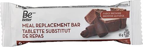 Be Better Meal Replacement Bar, Fudge Brownie (65 g)