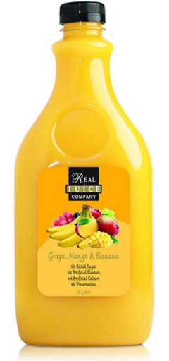 Real Grape Mango Banana Juice (2L)