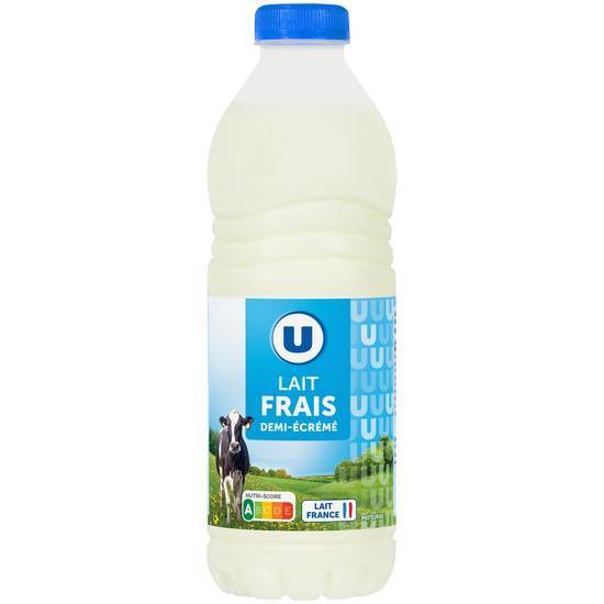 Les Produits U - Lait frais demi écrémé pasterisé (1 L)