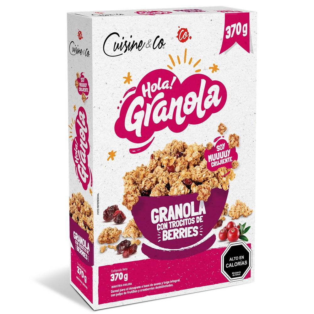 Cuisine & co granola frutos rojos (370 g)