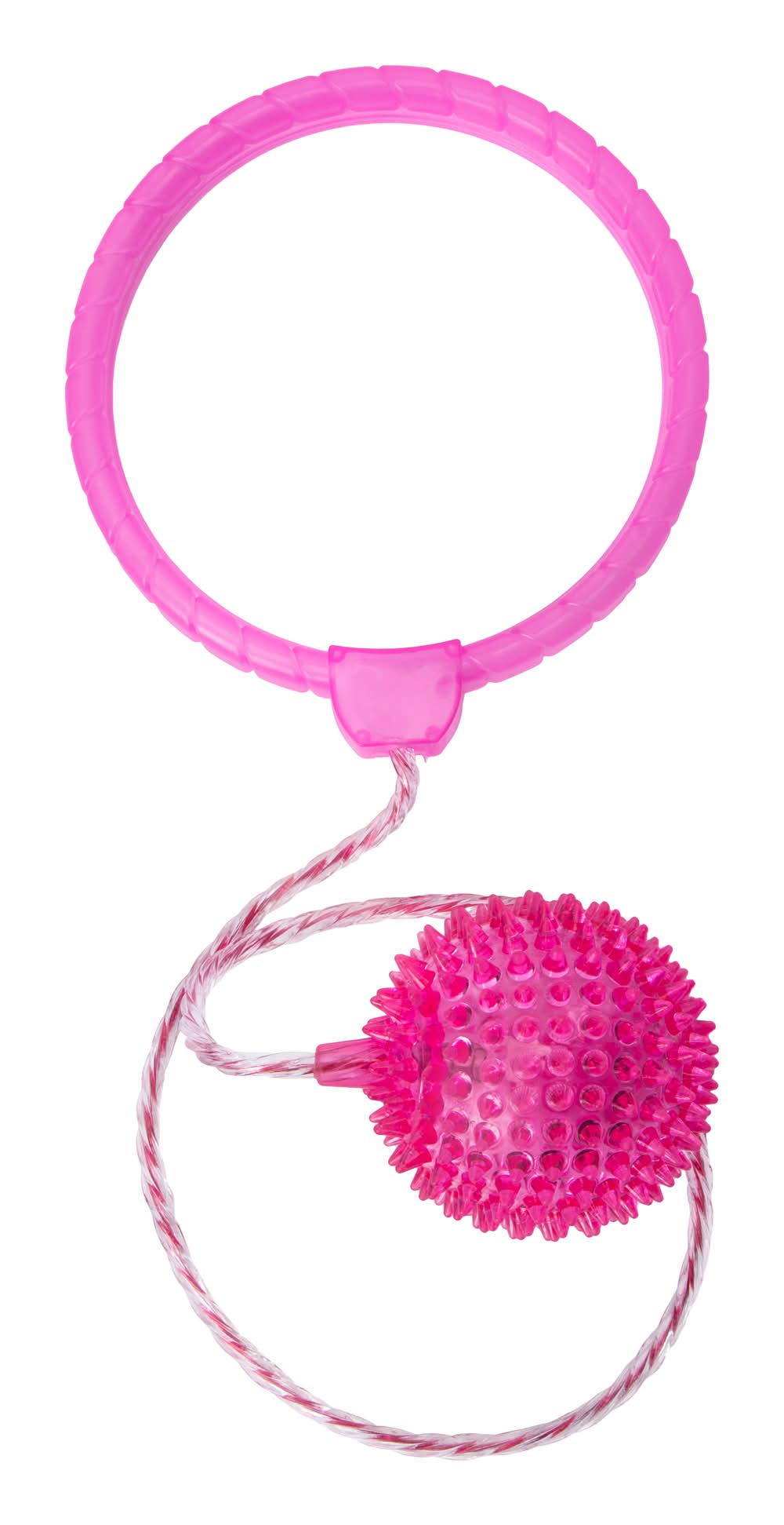 Light-Up Spin 'N Skip Ball Pink