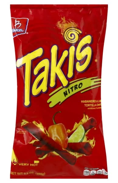 Takis Nitro Habanero and Lime Rolled Tortilla Chips