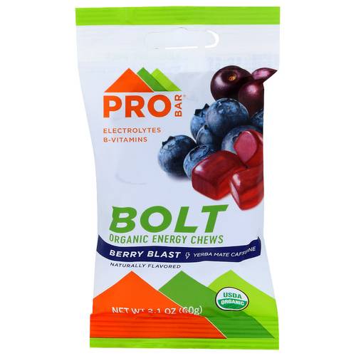 Pro Bar Organic Berry Blast Bolt Energy Chews