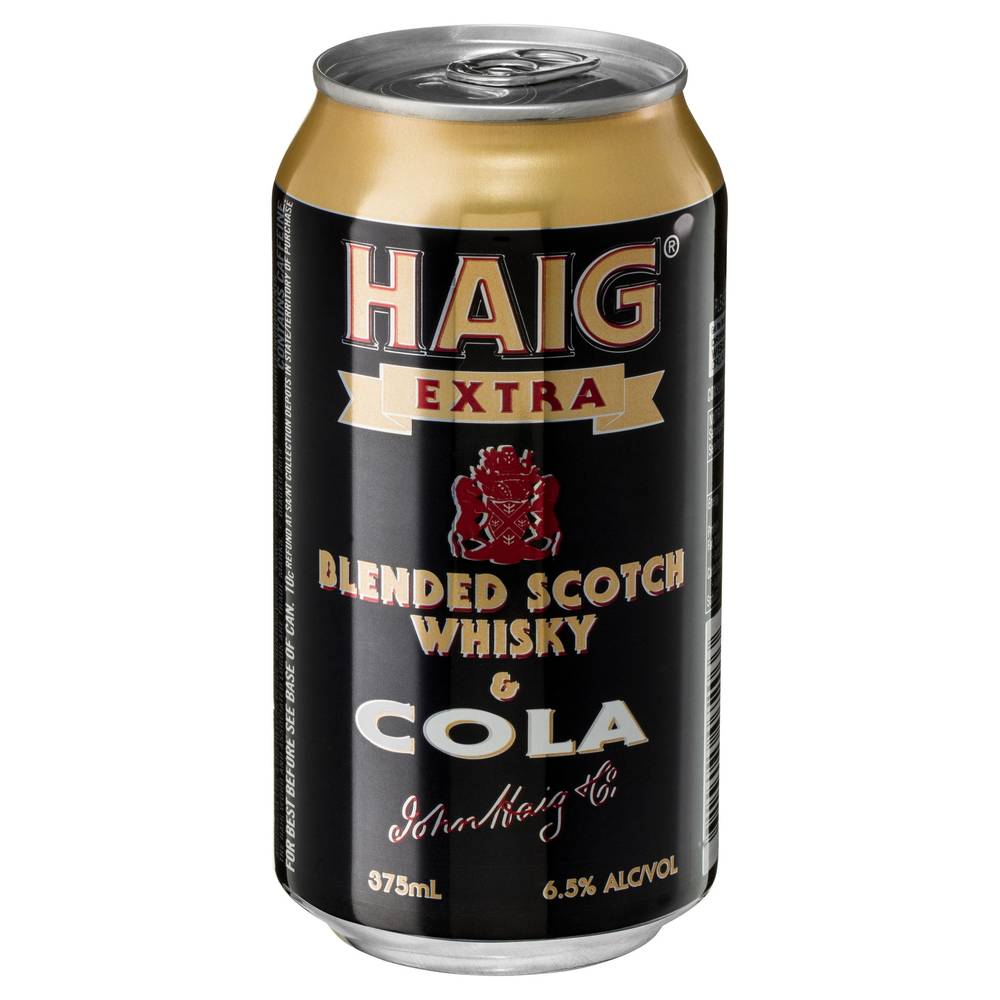 Haig Extra Blended Scotch Whisky & Cola Delivery Near Me Order Online