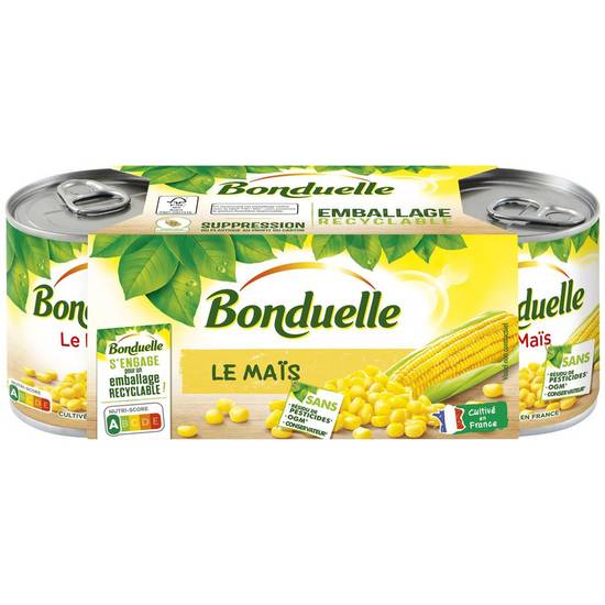 Maïs sans résidu de pesticides Bonduelle 450g