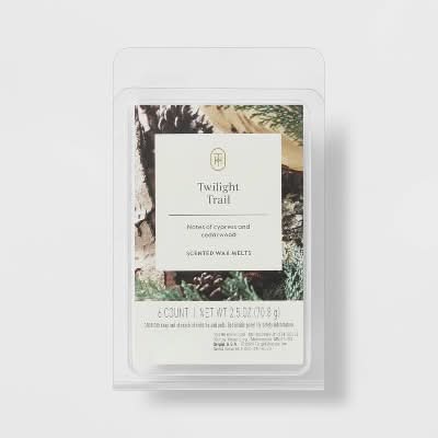Threshold Twilight Trail Wax Melts, Cypress-Cedarwood (2.5 oz, 6 ct)