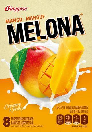 Melona Ice Bars Mango (560 ml)
