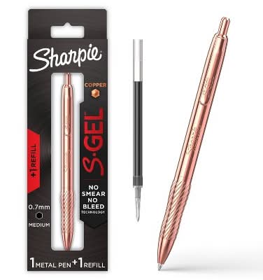 Sharpie S-Gel Pen With Refill, Copper