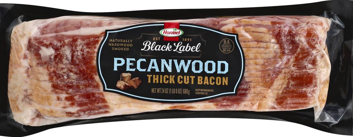 Hormel Black Label Bacon Thick Cut Pecanwood (24 oz)