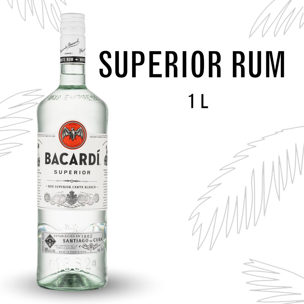 Bacardí Superior White Rum (1 L)