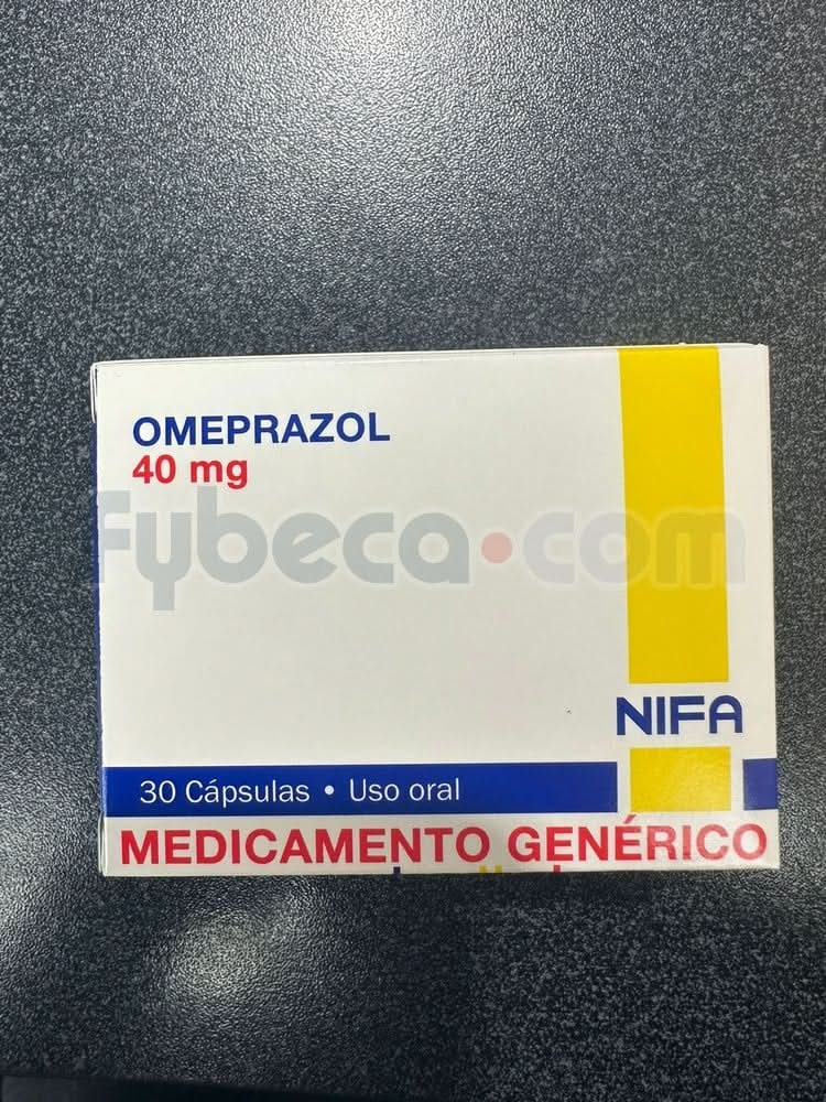 Omeprazol (Nifa) Caps. 40 Mg. C/30 Caja