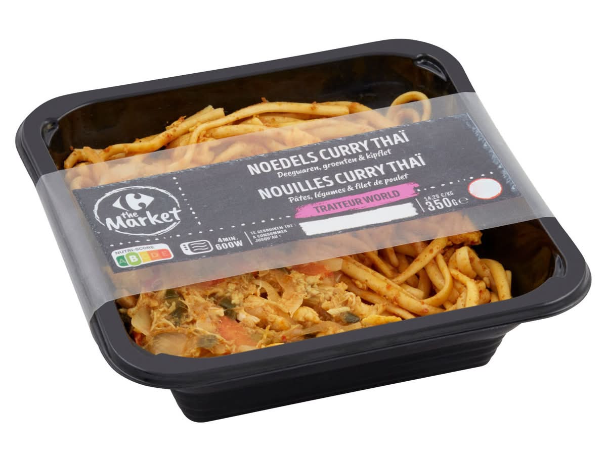 Carrefour The Market Traiteur World Nouilles Curry Thaï 350 g