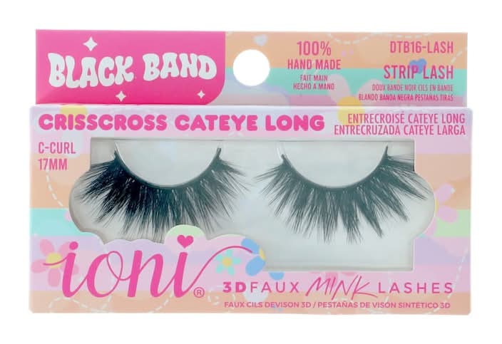 Ioni 3D Faux Mink Crisscross Cat Eye Lashes