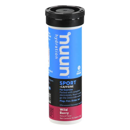 Nuun Sport + Caffeine Wild Berry Hydration Tablets (10 ct)