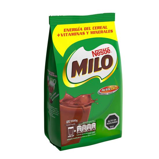 Milo saborizante leche sabor chocolate (bolsa 1 kg)