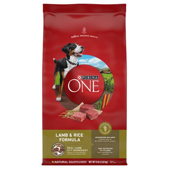 Purina One Smartblend Lamb & Rice Formula Dog Food (8 lbs)