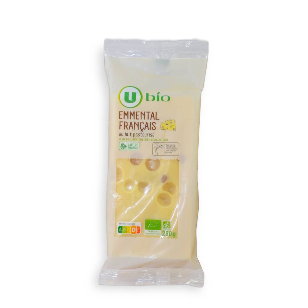 Les Produits U - Fromage a lait cru emmental (250g)