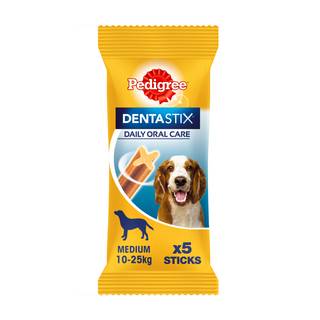 Pedigree Dentastix Daily Adult Medium Dog Treats 5 x Dental Sticks 128g