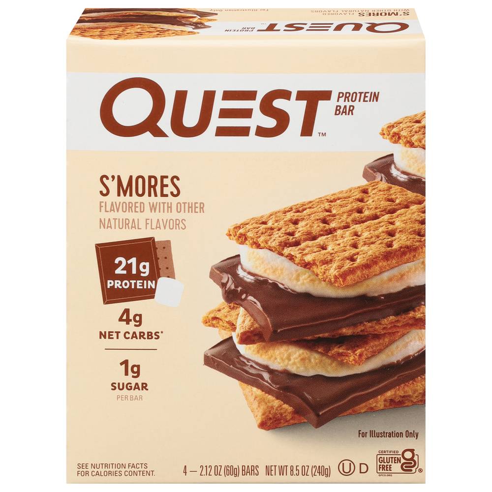 Quest Protein Bar, S'mores (8.5 oz, 4 ct)