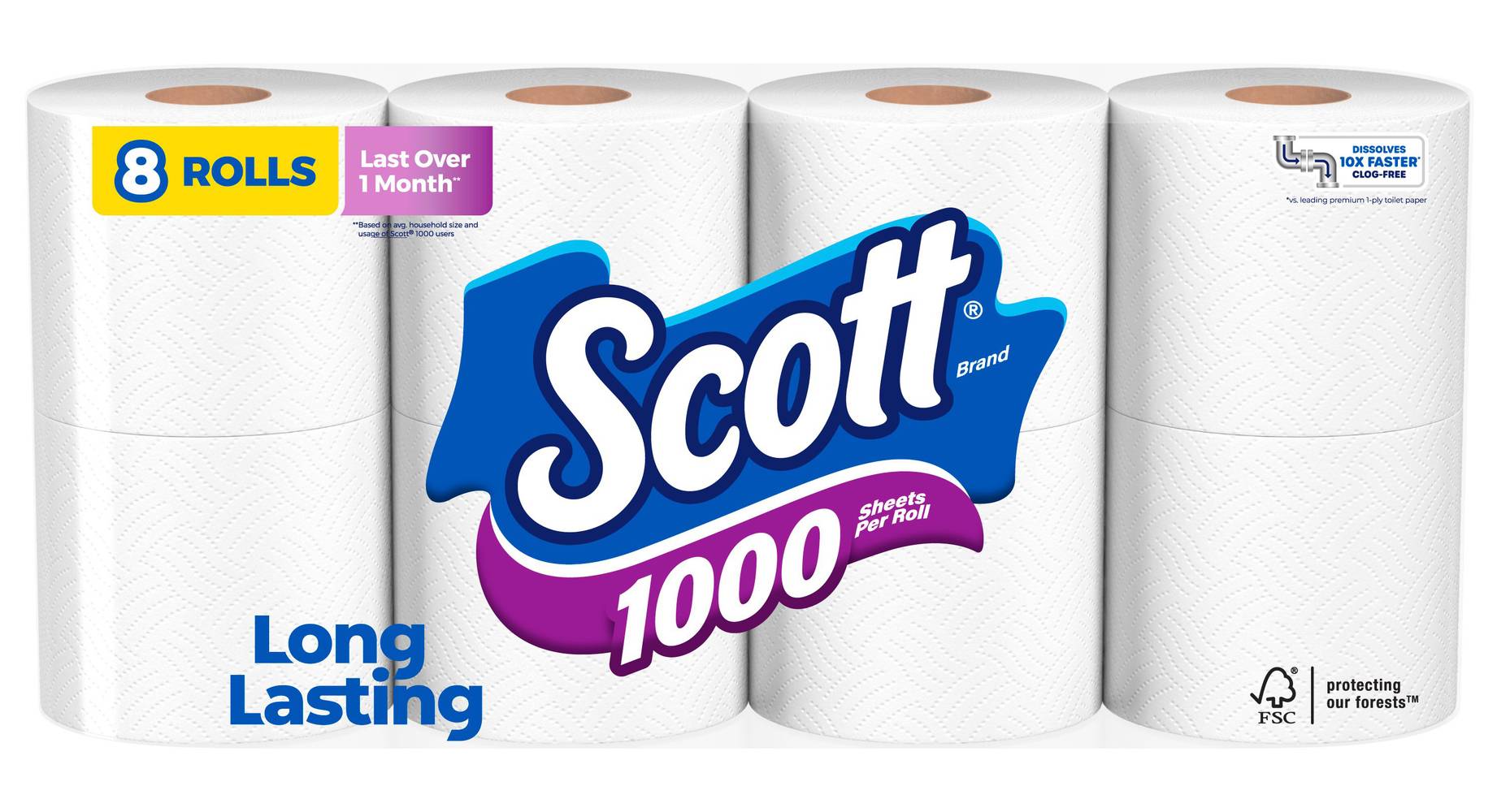 Scott Bathroom Tissue (8 ct)