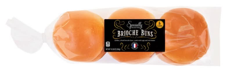 Specially Selected Brioche Buns (10.58 oz, 6 ct)