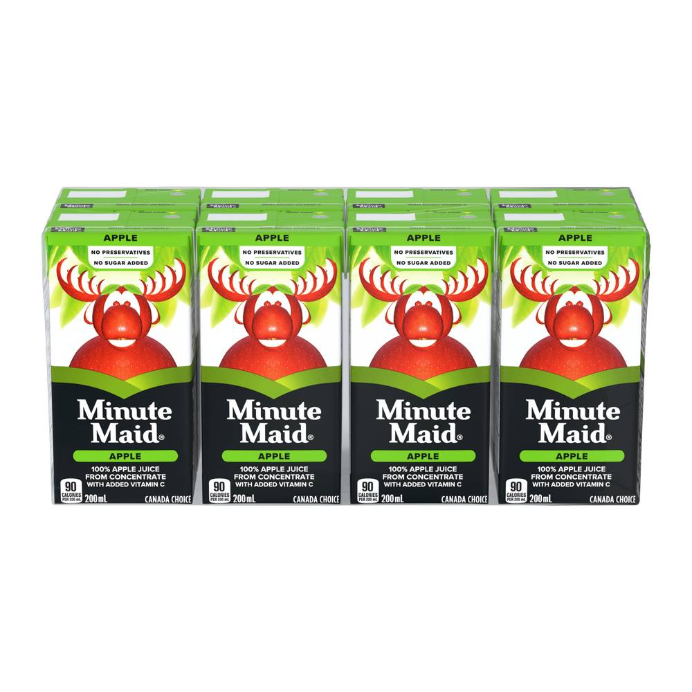 Minute Maid Apple Juice (8 x 200ml)