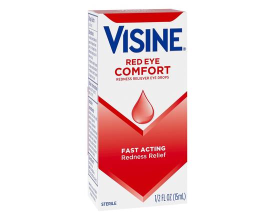 Visine · Red Eye Comfort Fast Acting Redness Reliever Eye Drops (0.5 fl oz)