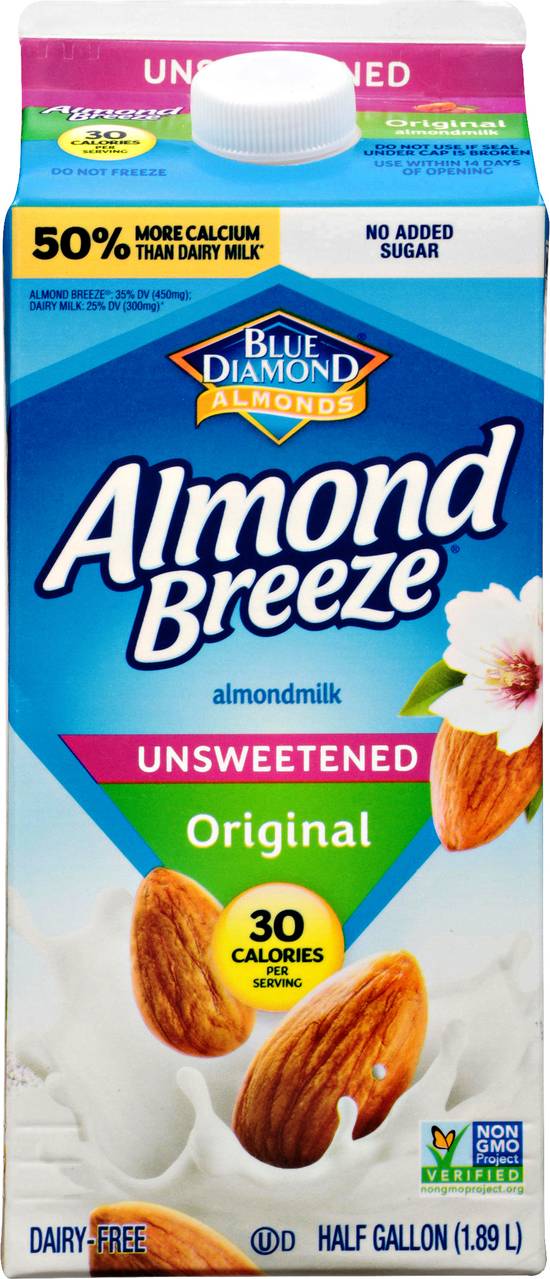 Almond Breeze Unsweetened Original Almondmilk ( 1.89 l)