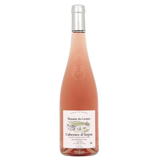 Domaine du Cormier - Vin rosé cabernet d'anjou val de Loire (750 ml)