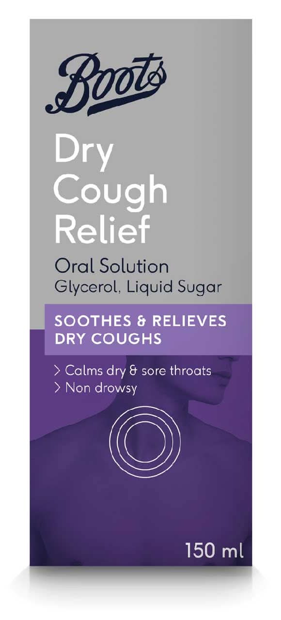 Boots Dry Cough Relief Oral Solution (150ml)