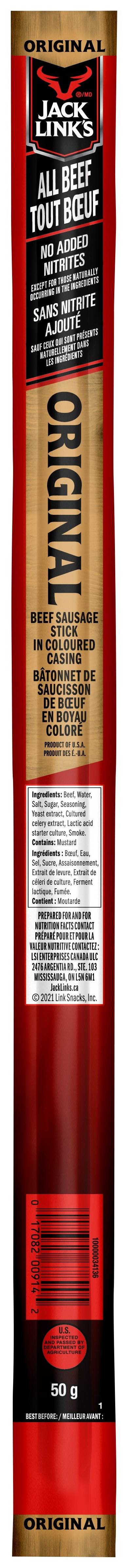 Jack Link's Original Beef Stick (50g)