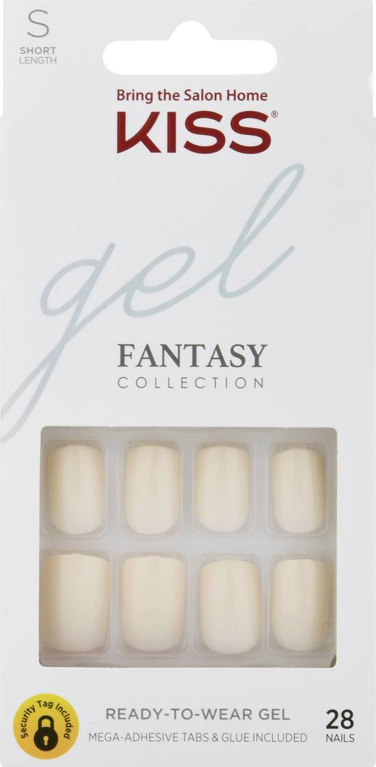 Kiss Short Length Fantasy Collection Gel Nail Kit (28 ct)
