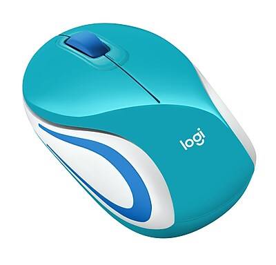 Logitech M187 Wireless Optical Usb Mouse (bright teal )