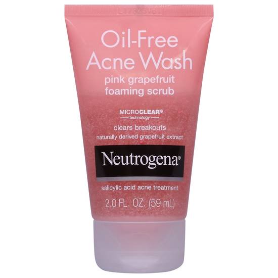 Neutrogena Oil-Free Pink Grapefruit Foaming Scrub Acne Wash